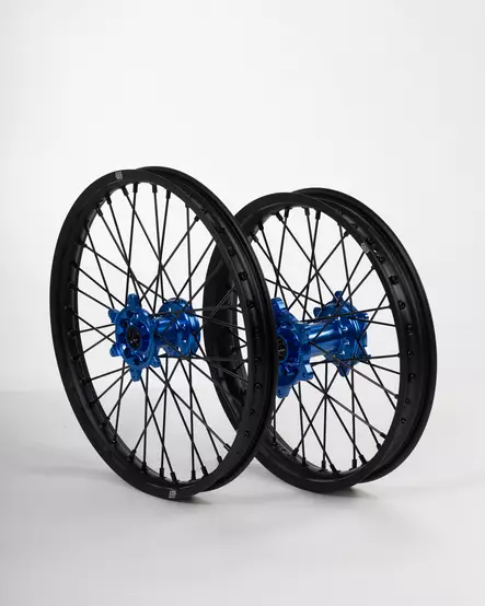 Sixty5 Yamaha Musta/Sininen 1.6-21/2.15-19 MX vannesarja - Moottoripyörän Täydelliset vanteet - 90422 - 1