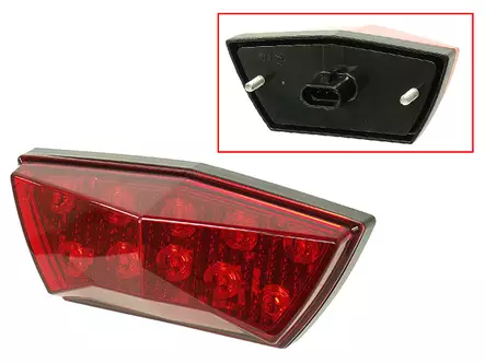 Sno-X LED Takalyhty Polaris - Moottorikelkan Valot & linssit - 74822 - 1