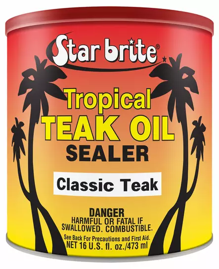 Star brite Tropical Teak Oil/Sealer Classic Teak tropik.öljy 500ml - Pesu & huolto - 107762 - 1
