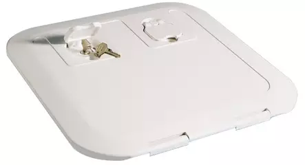 Tarkistusluukku musta 375x375mm - Veneen Luukut & lokerot - 92532 - 1