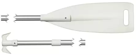 Teleskooppimela/venehaka 90x160cm - Veneen Airot, melat, hankaimet & venehaat - 91822 - 1