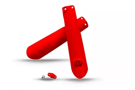 UFO Etuhaarukan suojat GasGas MC125-450 + EC250-350 2021-23 Punainen 062 - Moottoripyörän Suojat & suojukset - 84622 - 1