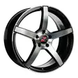 Barzetta Inverno Black Polished 8.5x19 Jako: 5x114.3 ET: 40 vanne - 19-tuumaiset - 2682 - 1