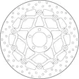 Brembo Serie Oro jarrulevy kelluva - Moottoripyörän Jarrulevyt - 102192 - 1