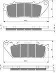 GOLDFREN Jarrupalat 277 Ceramic Carbon S3 - Moottoripyörän Jarrupalat - 72202 - 1