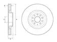 JARRULEVY DELPHI, 1 KPL / PKT, ETU, AUDI A3 / SEAT LEON / - Yleisosat ja tarvikkeet - 15462 - 1