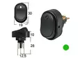 KEINUKYT.OVAL 0-1 LED VIH - Yleisosat ja tarvikkeet - 53472 - 1