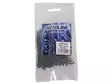 NIPPUSIDE MUSTA AUTOLINE 98X2,5 100 KPL PUSSI - Yleisosat ja tarvikkeet - 134852 - 1