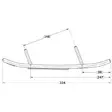 Sno-X Ripper Four Ohjausrauta pari 4" Kovametalli - Moottorikelkan Ohjausraudat - 96232 - 1
