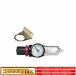 Vedenerotin 3/4" naaras kierre molemmin puolin, kiinnikkeellä - Rengastarvikkeet - 115912 - 1
