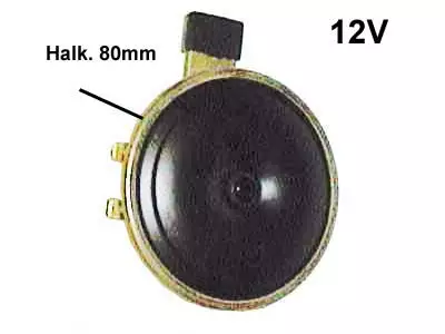 ÄÄNITORVI 12V 80MM 2-NAP. * - Yleisosat ja tarvikkeet - 46133 - 1