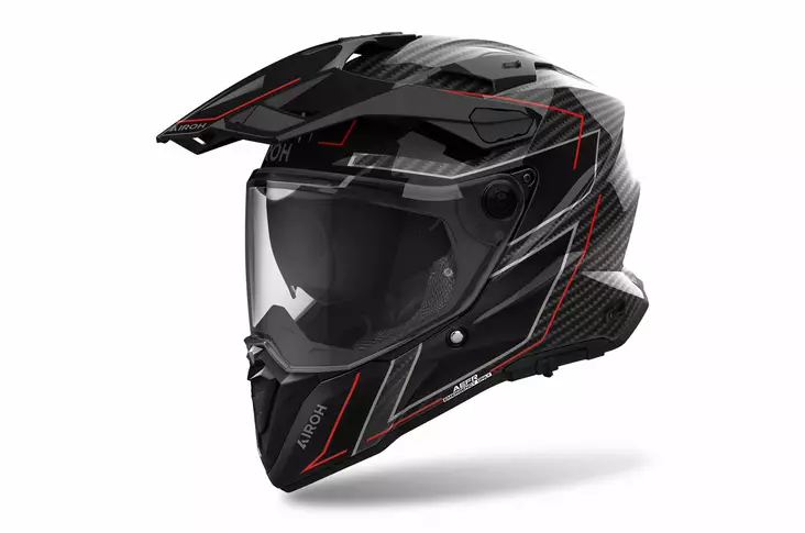 Airoh Kypärä Commander 2 Carbon Stylish Kiiltävä M - MP Adventure-kypärät - 81873 - 1