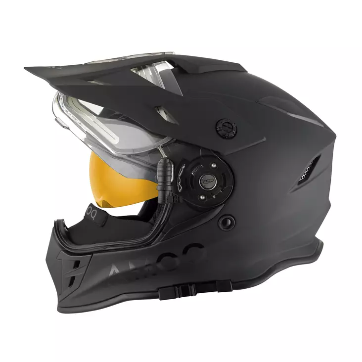 AMOQ Adaptor Kypärä Sähkövisiirillä Blackout XS - ATV Adventure-kypärät - 106933 - 1