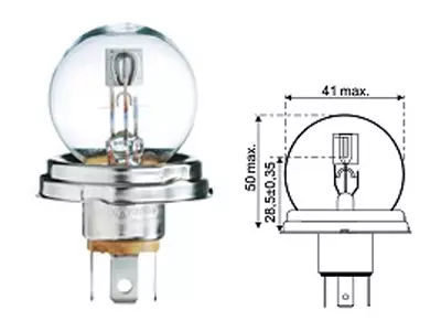 AUTOLAMPPU 1200 R2 6V 45/40W P45T - Yleisosat ja tarvikkeet - 10123 - 1