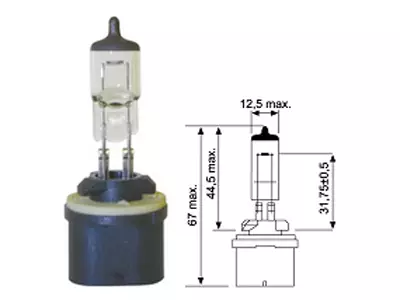 AUTOLAMPPU US-TYPE 893 PG13 - Yleisosat ja tarvikkeet - 10443 - 1