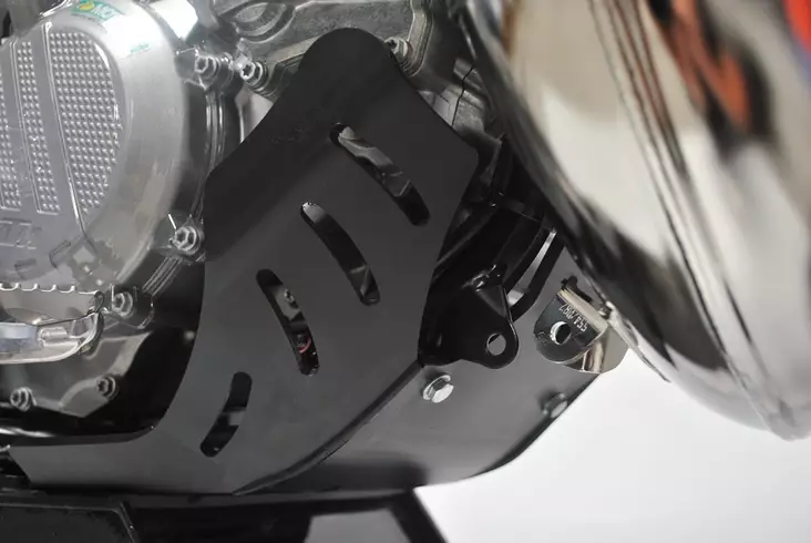 AXP Skid Plate PHD 6mm Black KTM EXC/XCW 250/300 / Husqvarna TE 250/300 17-23 - Moottoripyörän Suojat & suojukset - 93493 - 1