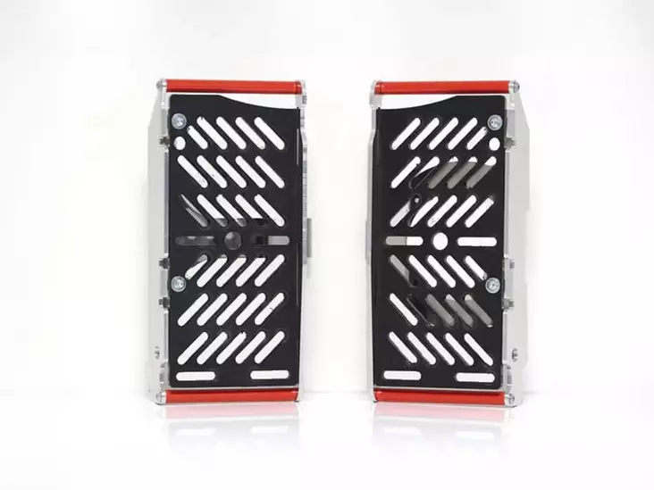 AXP Xtrem Radiator Guards Red Beta 125RR/200RR/250RR/300RR 24- - Moottoripyörän Suojat & suojukset - 80433 - 1
