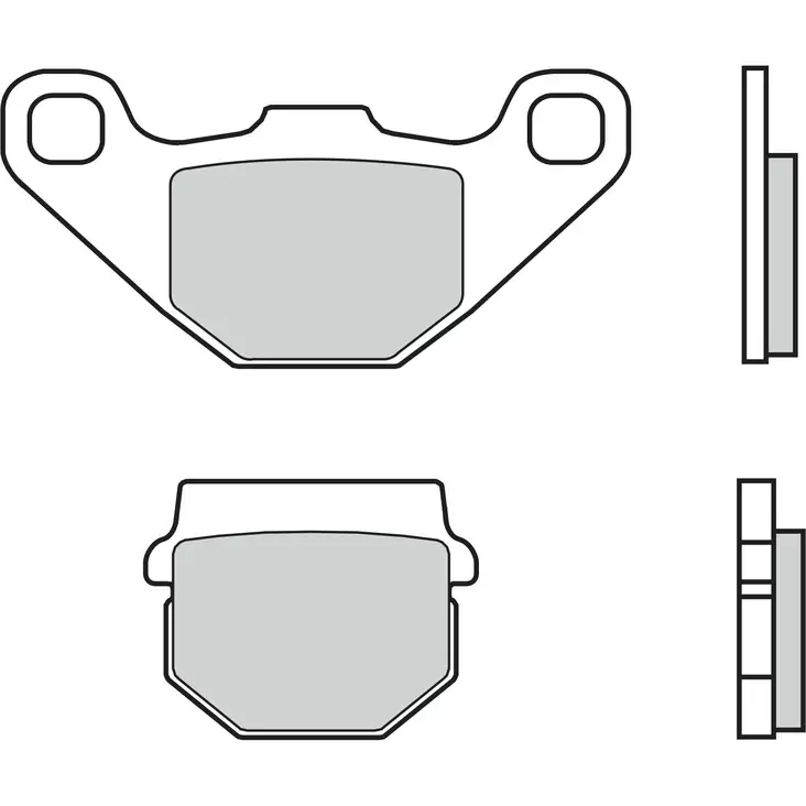Brembo Jarrupalat Carbon-Ceramic - Moottoripyörän Jarrupalat - 103253 - 1