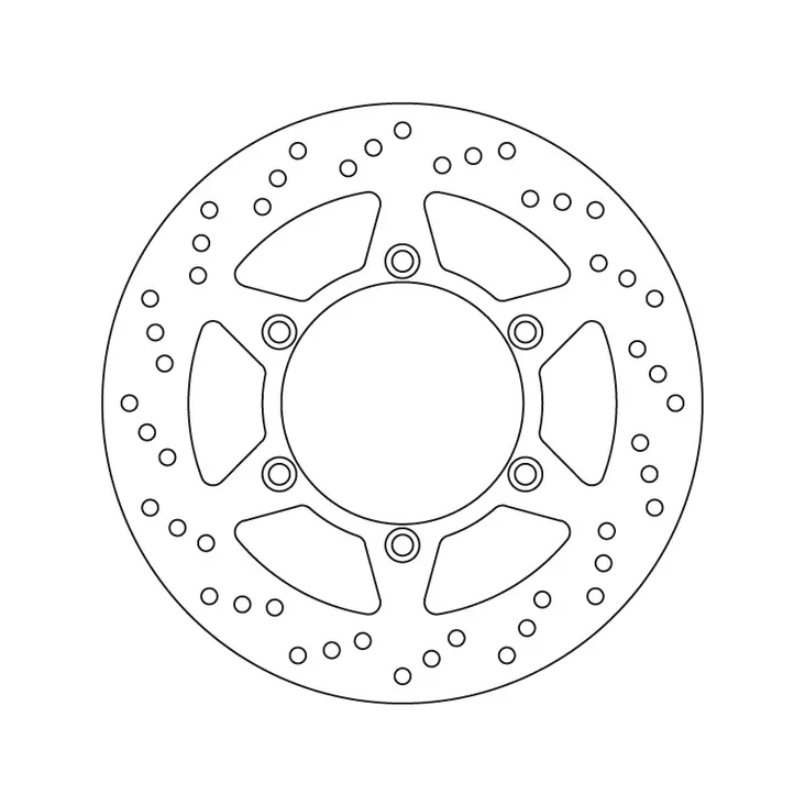 Brembo Serie Oro jarrulevy - Moottoripyörän Jarrulevyt - 103443 - 1