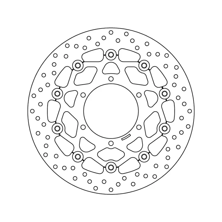Brembo Serie Oro jarrulevy kelluva - Moottoripyörän Jarrulevyt - 102643 - 1