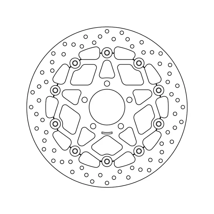 Brembo Serie Oro jarrulevy kelluva - Moottoripyörän Jarrulevyt - 103083 - 1
