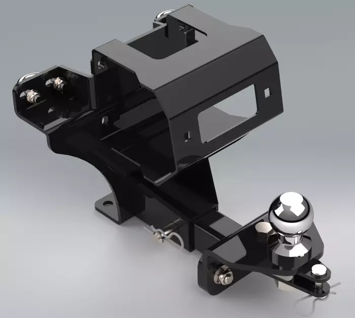 Bronco vinssin kiinnikesarja taakse sis. peräkoukun pidennyssarja Kawasaki - Mönkijän Kiinnikkeet - 79543 - 1