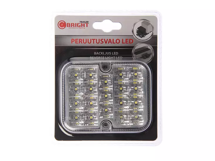 C-BRIGHT PERUUTUSVALO 19XLED 12-24V 100X80MM - Yleisosat ja tarvikkeet - 75453 - 1