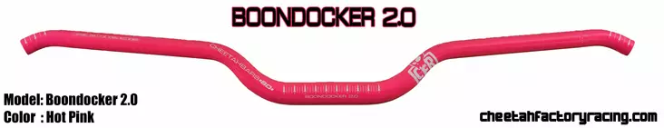 CFR Boondocker Ohjaustanko 2.0 Hot Pinkki - Moottorikelkan Ohjaustangot - 92523 - 1