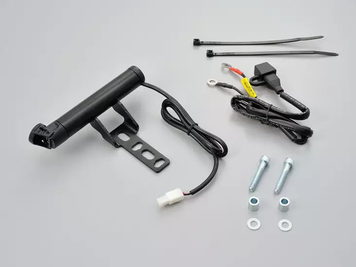 Daytona gps/puhelin kiinnikealusta pääsylinteriin USB latausliittimellä - Moottoripyörän Viestintä, puhelin, GPS & kamera - 98683 - 1
