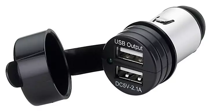 Double USB plug - Veneen Sähkö - 68553 - 1
