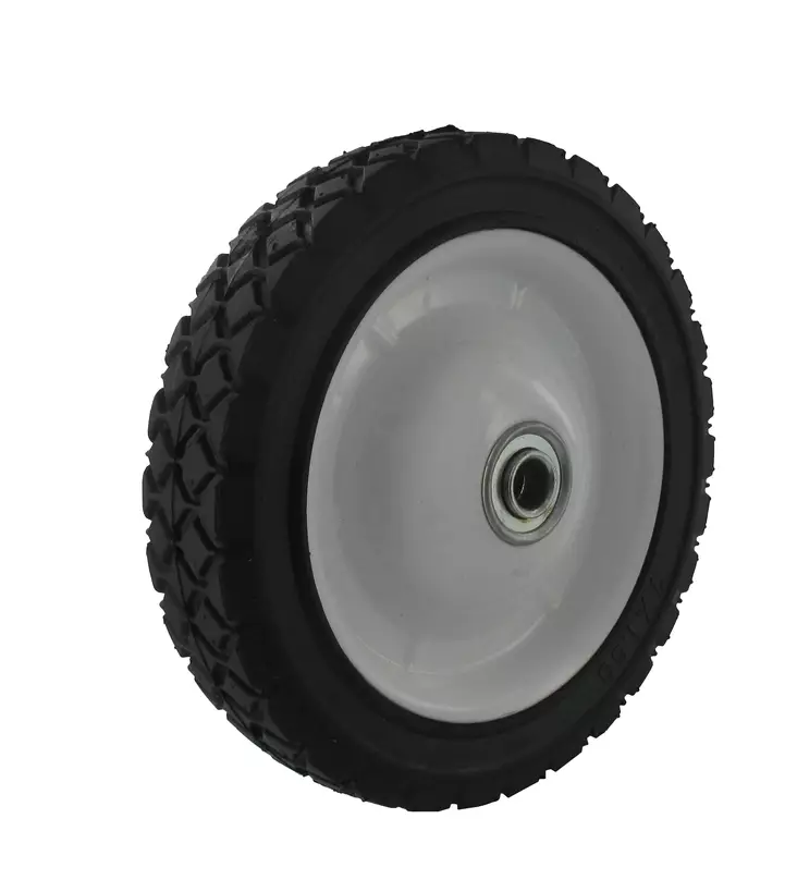Eurogarden Pyörä, 178mm x 38mm, Ø 12,7mm, Yleismalli, Metallivanne, Laakereilla - Ruohonleikkurien varaosat - 68353 - 1
