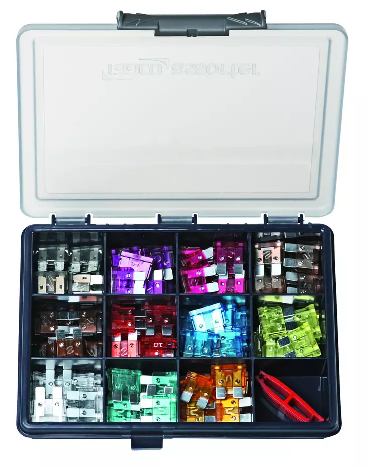 Flösser Blade fuse kit 100pcs + tool - Yleisosat - Sähköosat - 94323 - 1