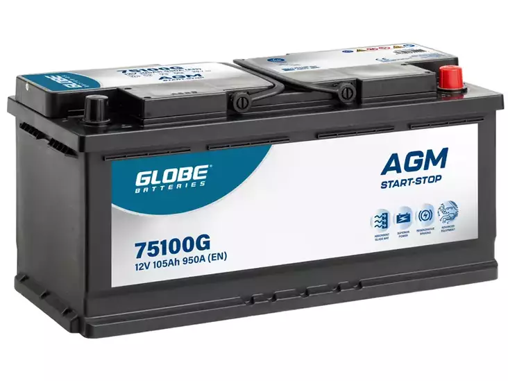 GLOBE AGM 105AH 393X175X190 -/+ 950A EN - Yleisosat ja tarvikkeet - 45943 - 1