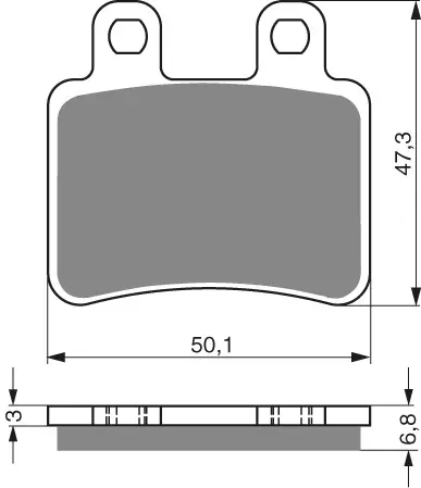 GOLDFREN Jarrupalat 211 Ceramic carbon AD - Moottoripyörän Jarrupalat - 87563 - 1