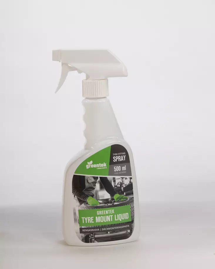 Greentek tyre fitting spray 500ml - Moottoripyörän Rengasrasva - 88493 - 1
