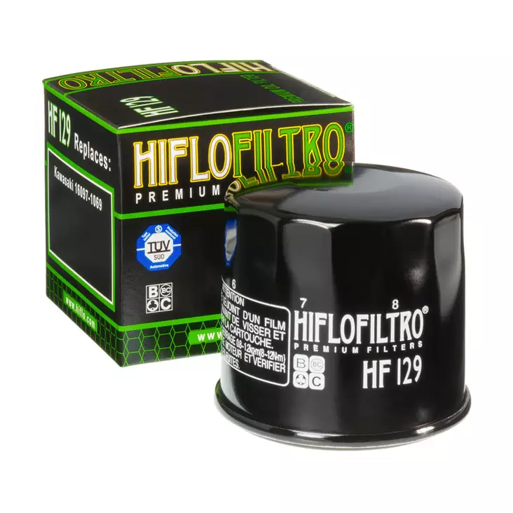 HiFlo öljynsuodatin HF129 - Moottoripyörän Öljynsuodattimet - 106823 - 1