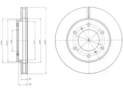 JARRULEVY DELPHI, 2 KPL / PKT, ETU, MITSUBISHI L200 - Yleisosat ja tarvikkeet - 15573 - 1