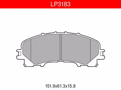 JARRUPALASARJA DELPHI ETU, NISSAN - Yleisosat ja tarvikkeet - 9553 - 1