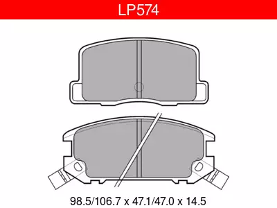 JARRUPALASARJA DELPHI TAKA, TOYOTA - Yleisosat ja tarvikkeet - 8053 - 1