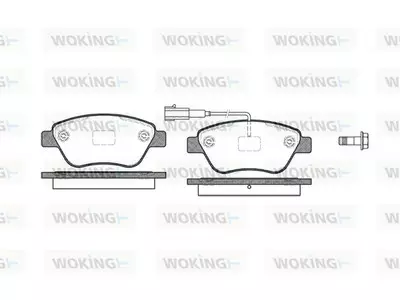 JARRUPALASARJA # WOKING ETU, ALFA, CITROEN, FIAT, LANCIA - Yleisosat ja tarvikkeet - 6203 - 1