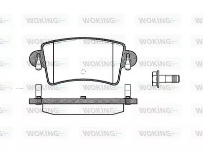 JARRUPALASARJA # WOKING TAKA, NISSAN, OPEL, RENAULT - Yleisosat ja tarvikkeet - 6363 - 1