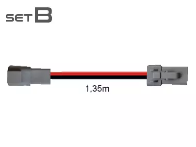 JATKOJOHTO DTP 2-NAP SET B 1350MM - Yleisosat ja tarvikkeet - 51243 - 1