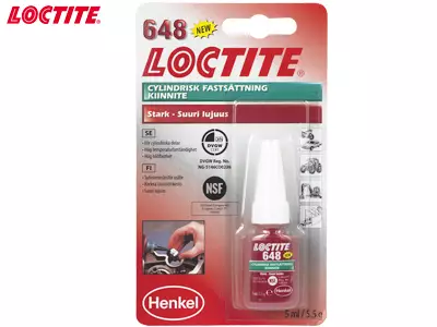 LAAKERIKIINNITE LOCTITE 648 BC 5ML - Yleisosat ja tarvikkeet - 46853 - 1