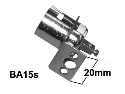LAMPUNKANTA BA15S RUUVIL. - Yleisosat ja tarvikkeet - 22543 - 1