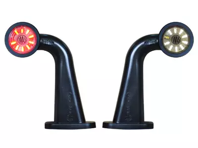 LED-ÄÄRIVALO KUMIVARSI O 90AST 180MM 10-36V KIRK/PUN - Yleisosat ja tarvikkeet - 51533 - 1