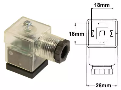 LIITINPISTOKE 26X26MM 3-NAP LED - Yleisosat ja tarvikkeet - 54053 - 1