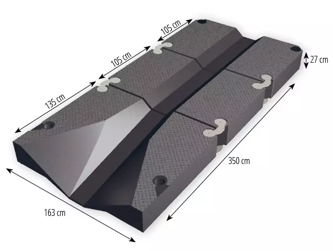 Lip-Lap Jettilaituri sis. kiinnityssarja - Vesijetin Laiturit - 111423 - 1