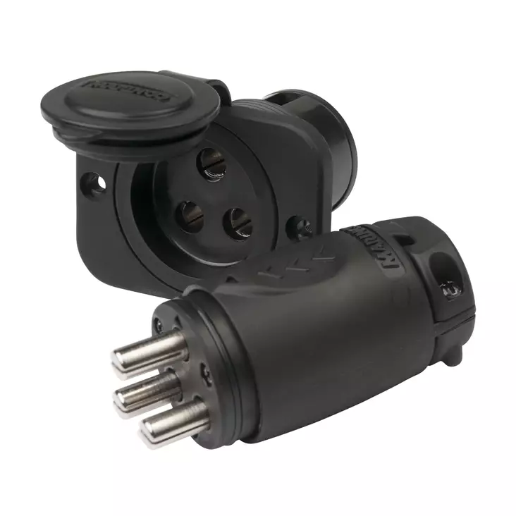 Marinco 70A Trolling Motor Plug & Receptacle - Veneen Sähköosat - 107593 - 1