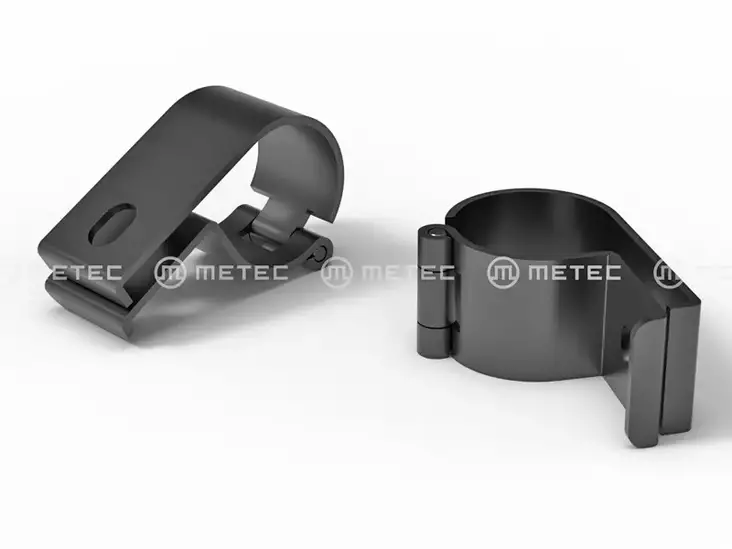 METEC VALOKIINNIKE 40MM MUSTA - Yleisosat ja tarvikkeet - 44053 - 1