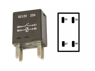 MIKRORELE 4-N. 12V 30A - Yleisosat ja tarvikkeet - 70213 - 1